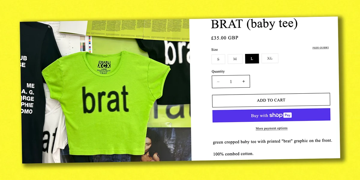 Brat Merchandise Online Store