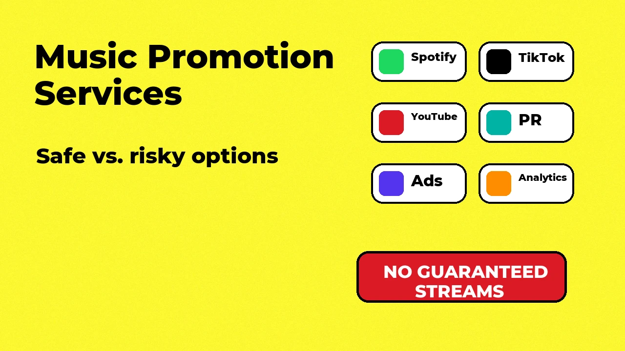 Music Promotion Services for Artists: Legit vs Risky